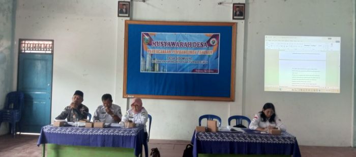 MUSYAWARAH DESA RENCANA PEMBANGUNAN TAHUNAN 