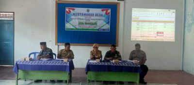 MUSYAWARAH  PEMBAHASAN PERUBAHAN ANGGARAN PENDAPATAN BELANJA DESA 